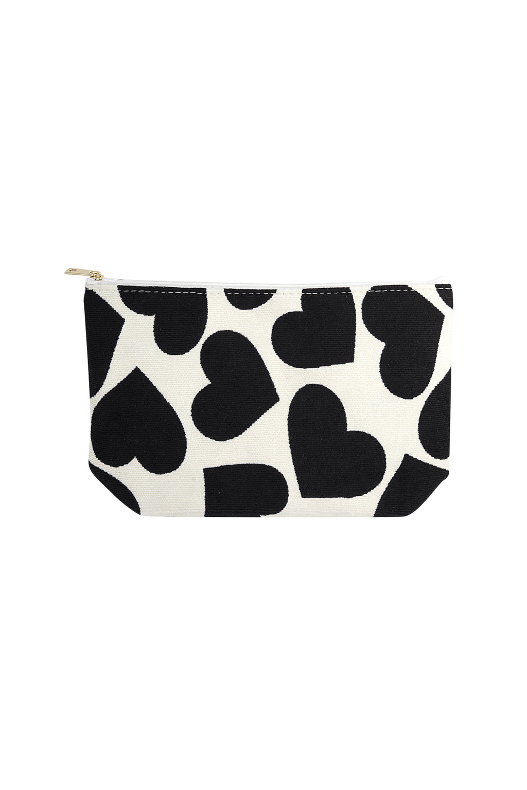 Make-up bag with hearts